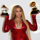 Beyonce, winner of Best Urban Contemporary Album for ‘Lemonade’ and Best Music Video for ‘Formation,’ poses in the press room during The 59th GRAMMY Awards at STAPLES Center on February 12, 2017 in Los Angeles, California